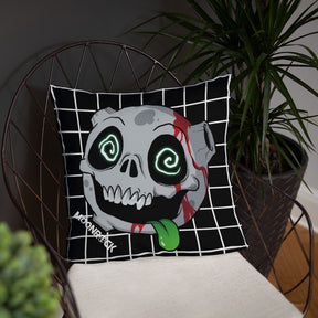 Pumpkin / Zombie Double Sided Pillow
