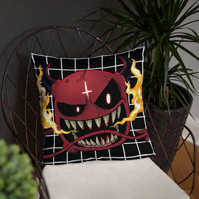 666 Double Sided Throw Pillow