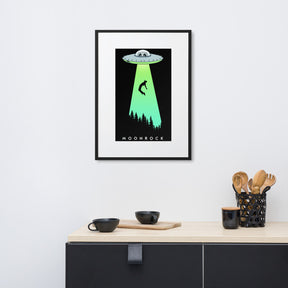 Abducted! Matte Paper Framed Poster With Mat