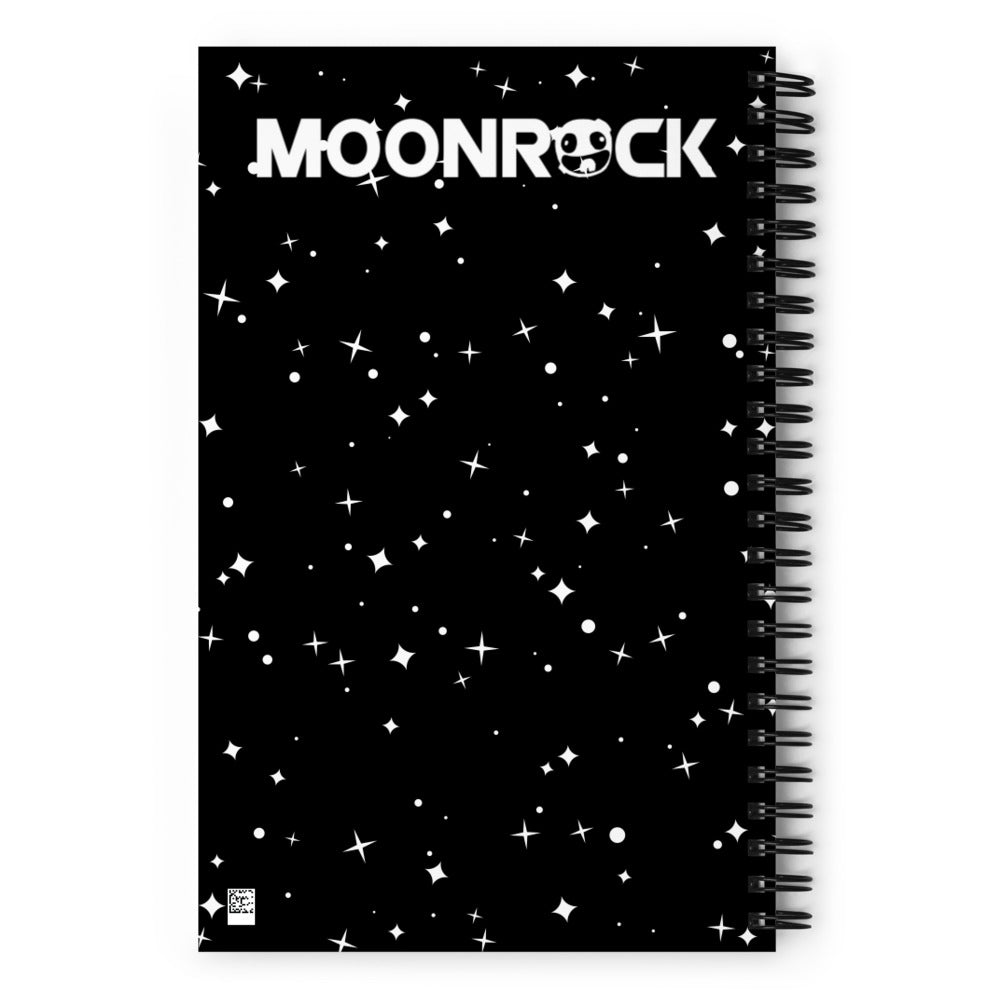 Crazy Rock Unlined Spiral notebook