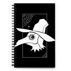 Plague Doctor / All Seeing Eye Unlined Spiral Notebook