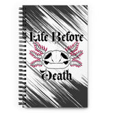 Axolotl About Death Unlined Spiral Notebook