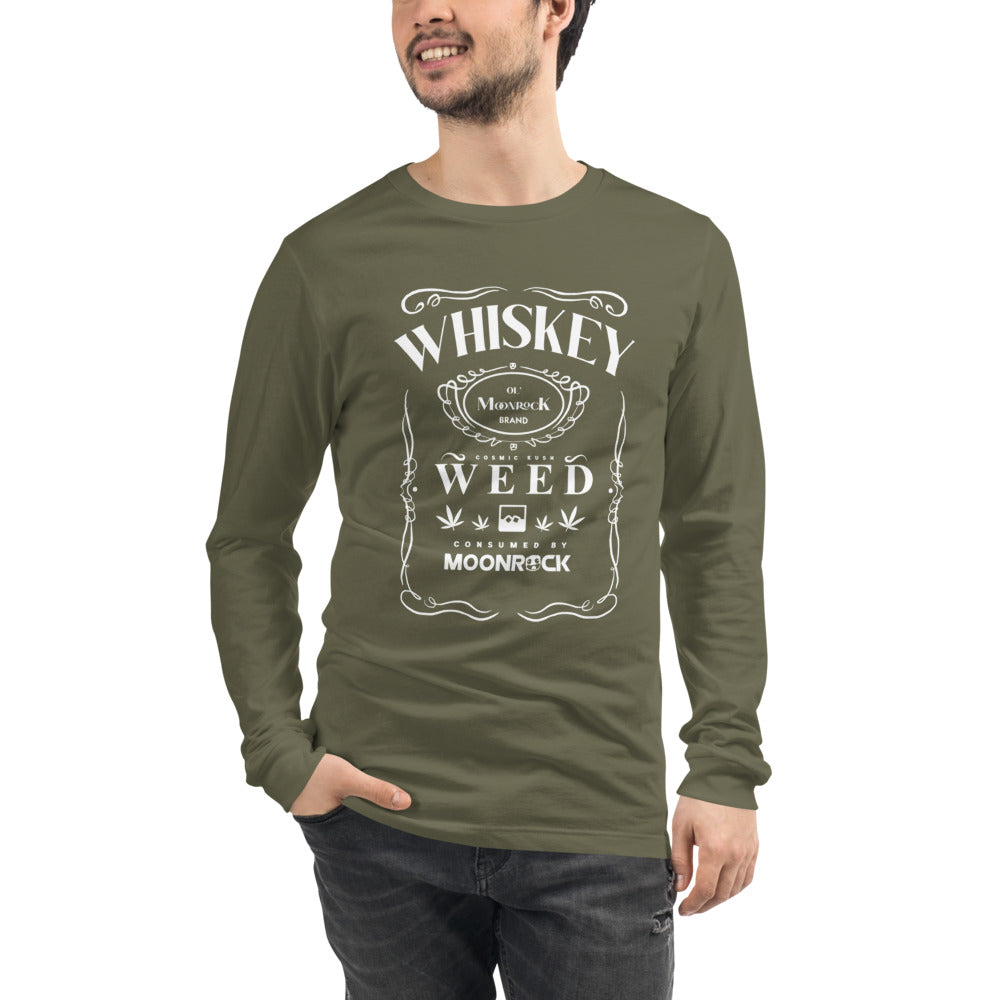 Whiskey & Weed Unisex Long Sleeve Tee