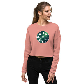 Circle Phases Crop Sweatshirt
