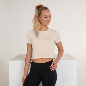 4.20 Embroidered Crop Tee