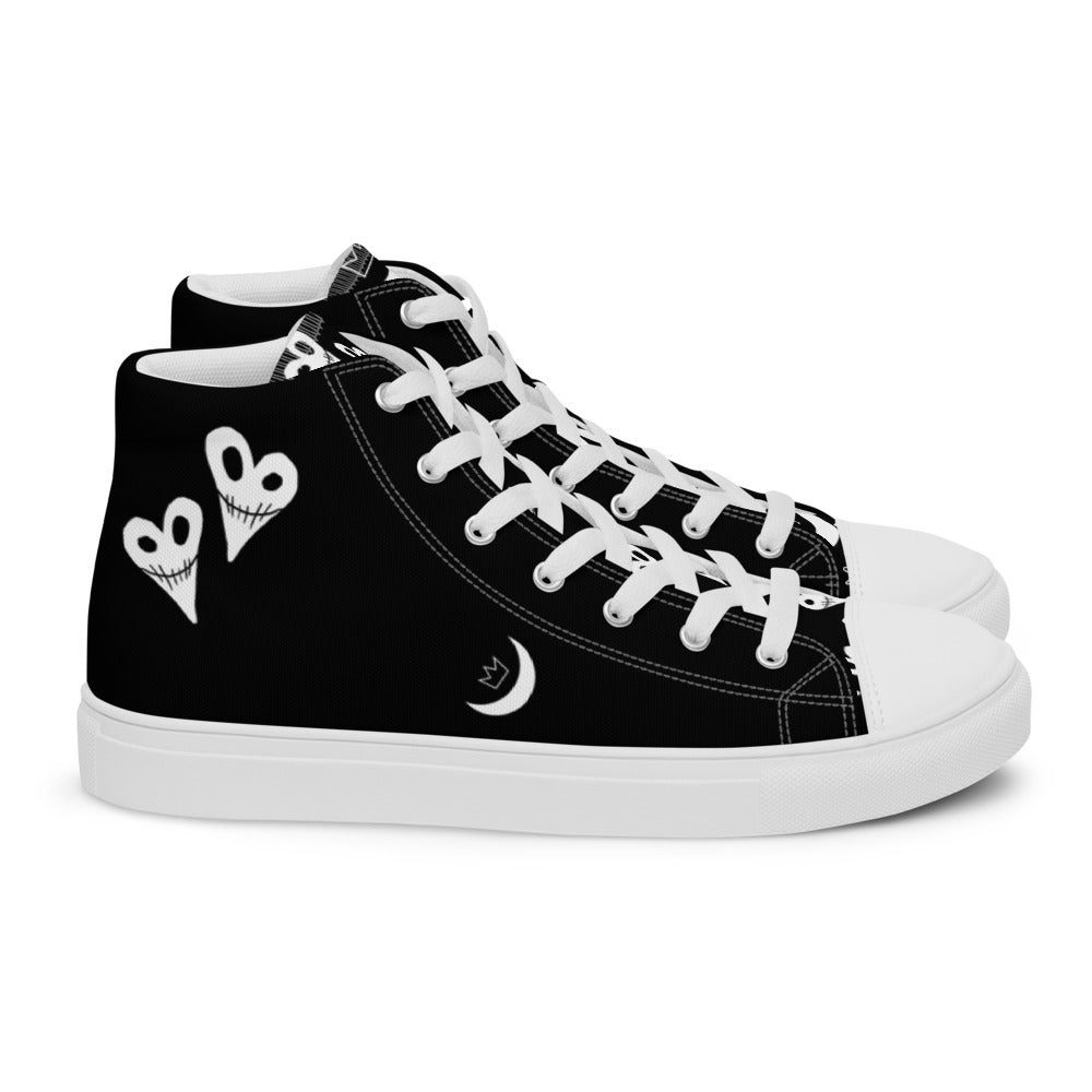 Moonrock Clothing Co. Women’s High Top Canvas Shoes