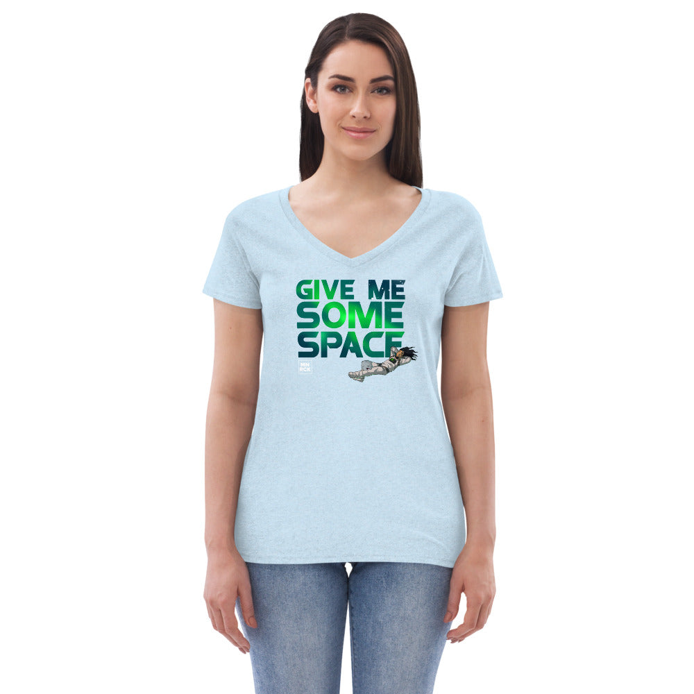 Give Me Some Space Women’s Recycled V-neck T-shirt